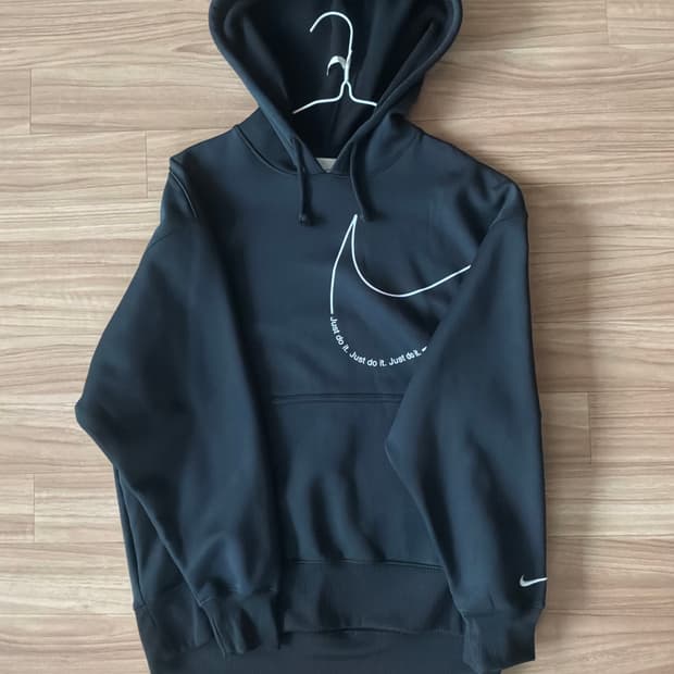 나이키 기모 후드티