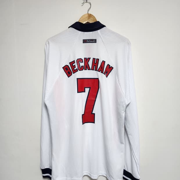 영국국대England 98 베컴 축구 유니폼 2XL