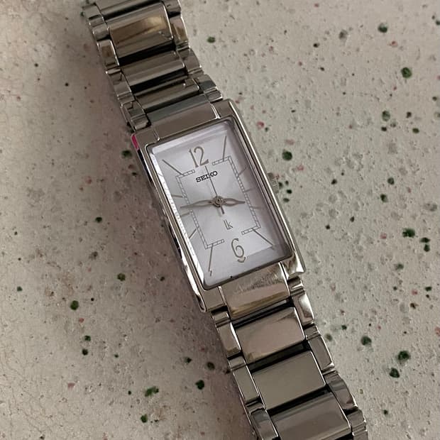 Seiko 세이코 lk 루키아 스퀘어 쿼츠 퍼플