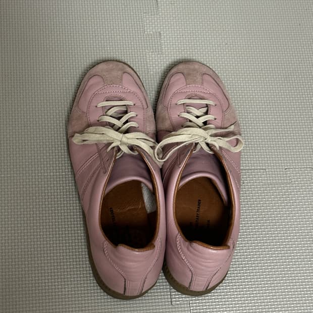 리프로덕션 오브 파운드 라이트 핑크 275 독일군 스니커즈 리오파