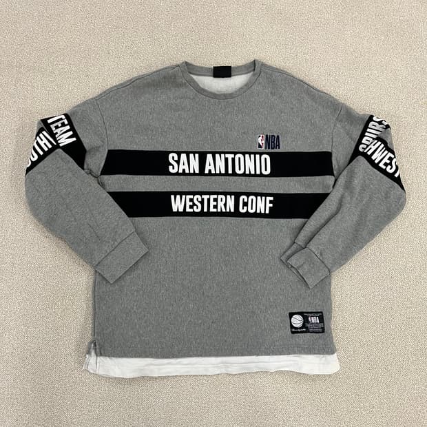 XL NBA 레이어드 기모 맨투맨 0130M1