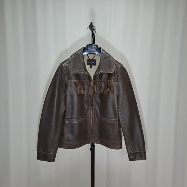 (여성) 바나나리퍼블릭 프린지 웨스턴 가죽자켓 B472