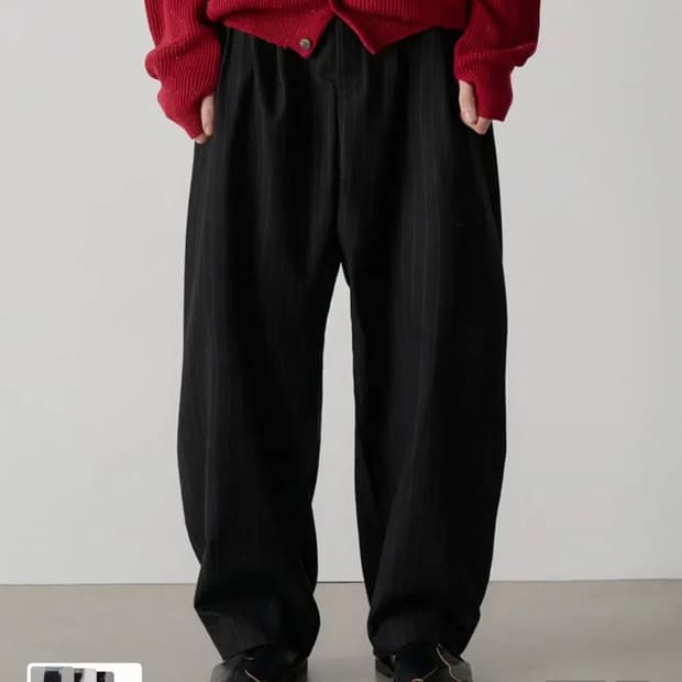 노운 스트라이프 팬츠