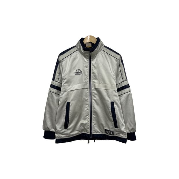 카파 사이드라인 실버 올드스쿨 자켓