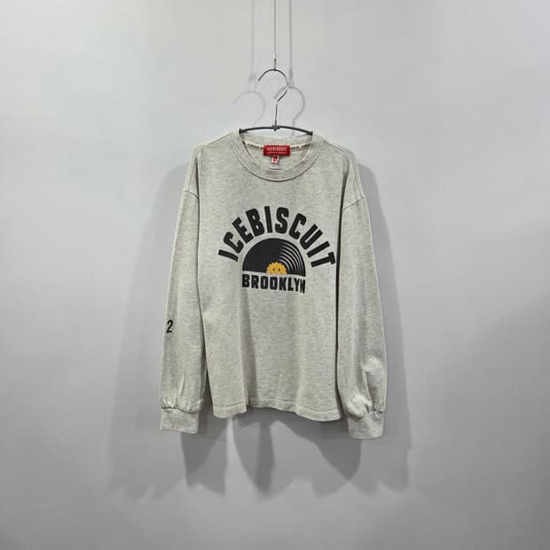 아이스비스킷 프린팅 롱슬리브 145