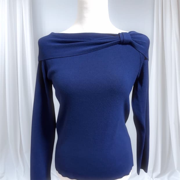 빈티지 리본 니트