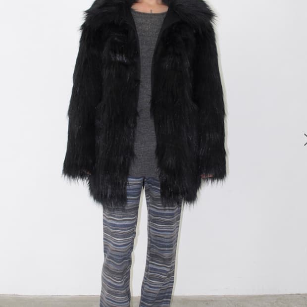 썬번프로젝트 REVERSIBLE FUR MUSTANG, BLACK