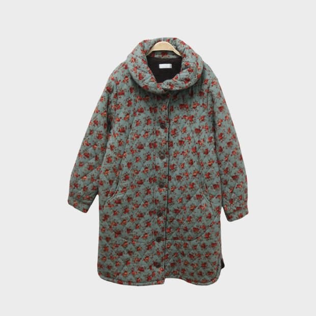 헤라 빈티지 플라워 퀼티드 코트 61113
