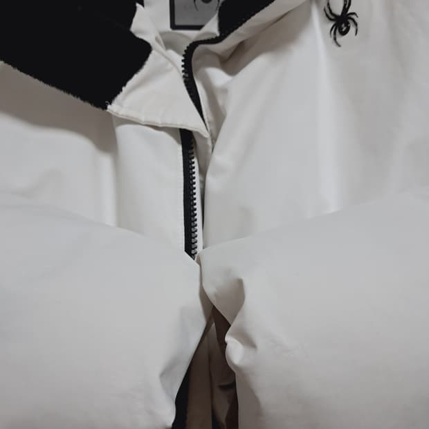 스파이더 숏패딩 s