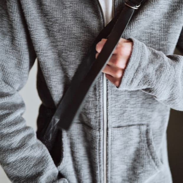 1)모노프리베 Textured Hoodie Zip 그레이