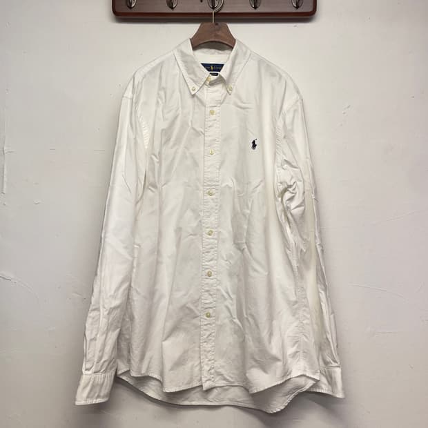 폴로 랄프로렌 옥스포드 화이트 셔츠  