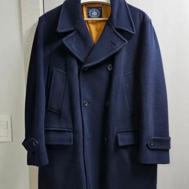 제이프레스 더블코트 피코트 네이비 m