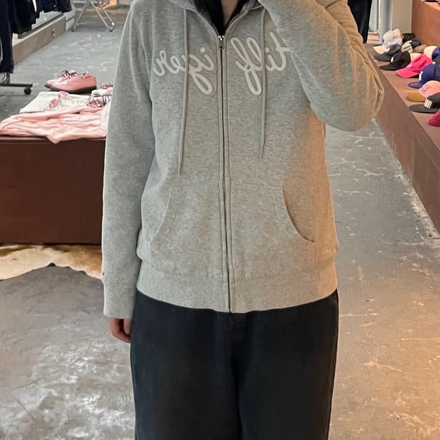 타미힐피거 그레이 후드집업 H1862