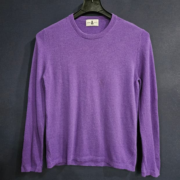 비이커&리플레인 퍼플 남성 100 캐시미어 100%니트