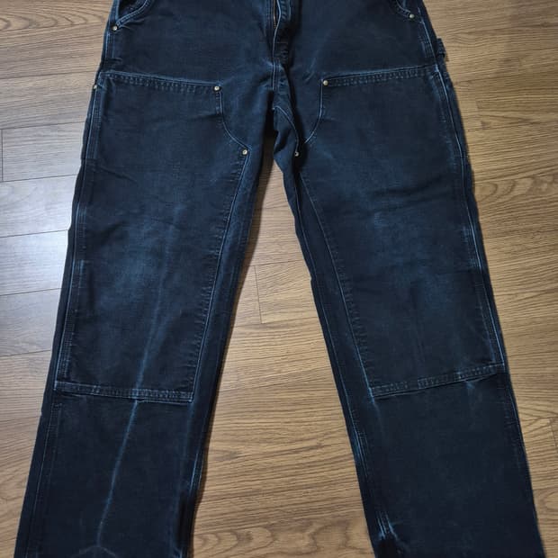 [36] 칼하트 더블니 B01 BLK