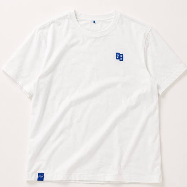 Ader Error 아더에러 화이트 라운드 로고 박스 티