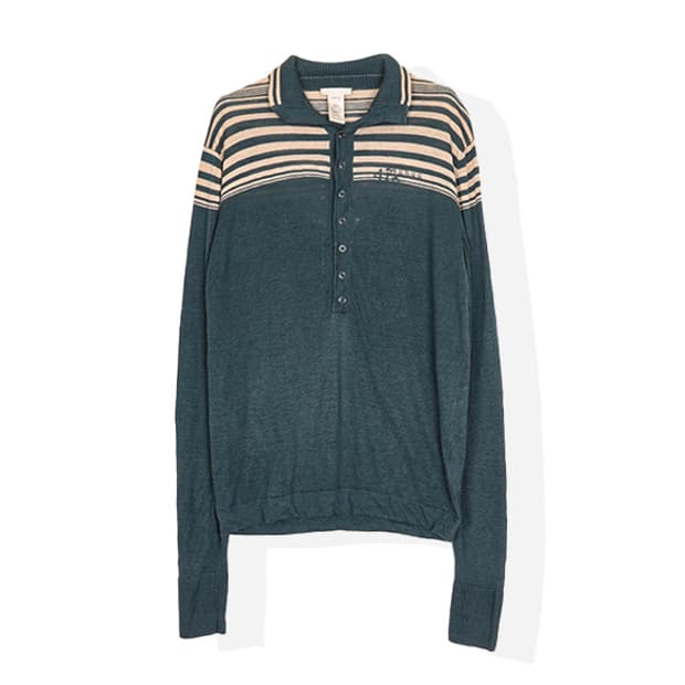 Diesel 스트라이프 카라 니트 (XL)