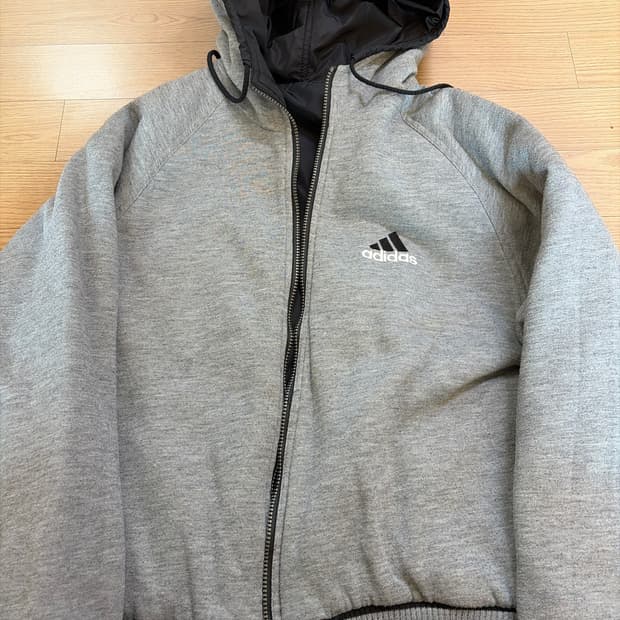 아디다스 빈티지 리버시블 패딩