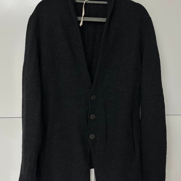 The Viridi Anne 축융 울 숄카라 가디건