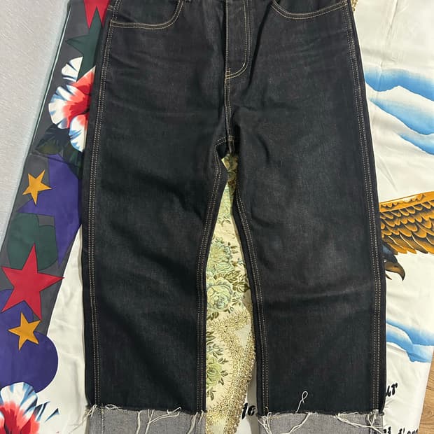 NOHANT 노앙 롤업 청바지M