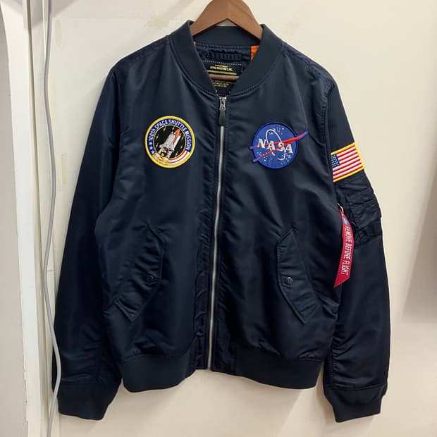 N16 알파인더스트리 nasa 항공점퍼 ma1 네이비