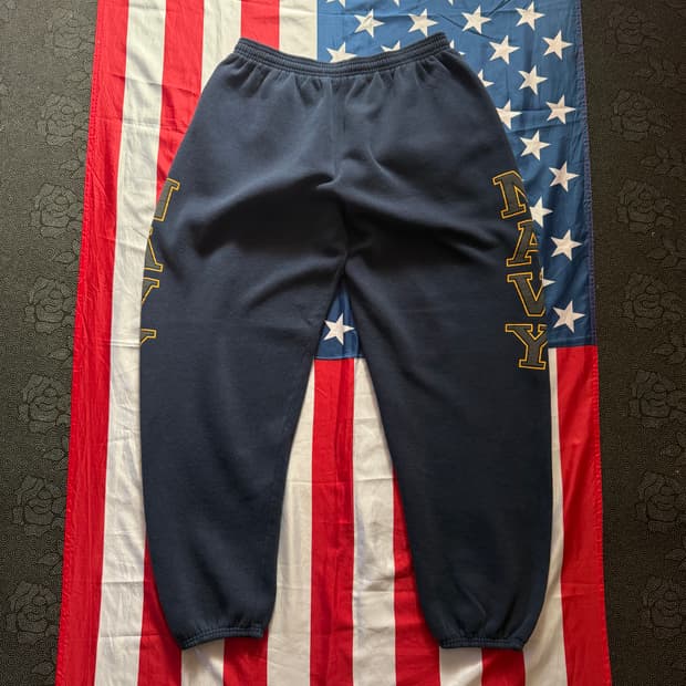 [military] 밀리터리 미 해군 navy 스웻팬츠 -8