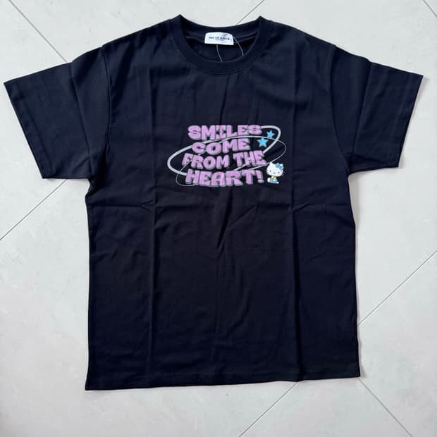 마지막재고💙 헬로키티 프론트 프린트 티셔츠 hello kitty t