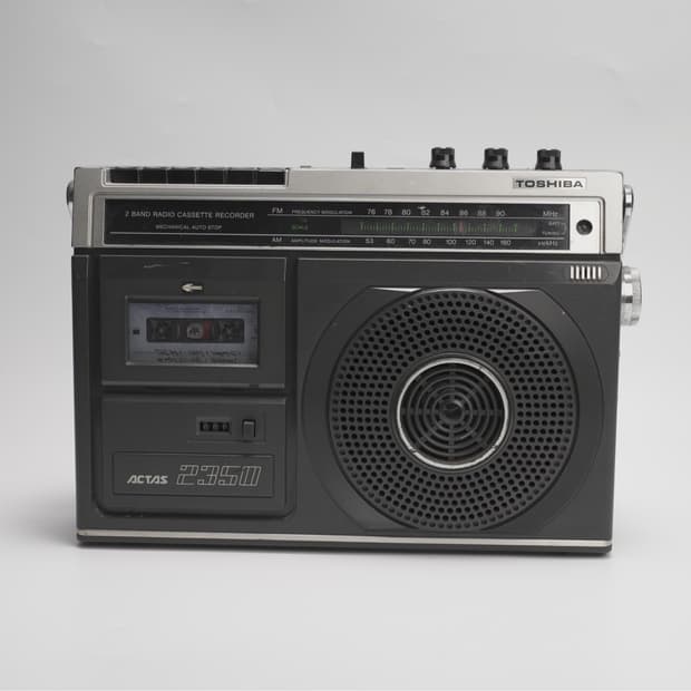 TOSHIBA ACTAS 2350 빈티지 카세트 플레이어