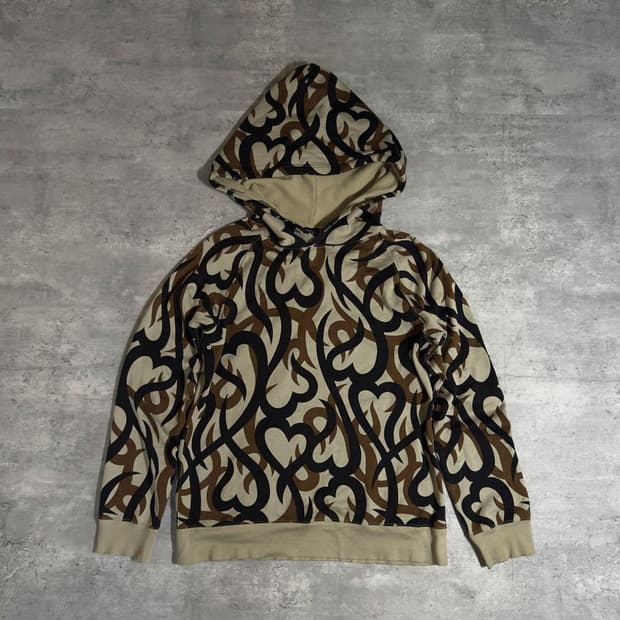 04AW 넘버나인 기브기 하트 트라이벌 후드