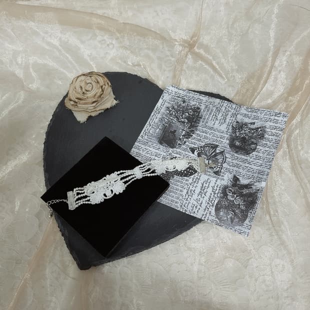 빈티지 레이스 팔찌