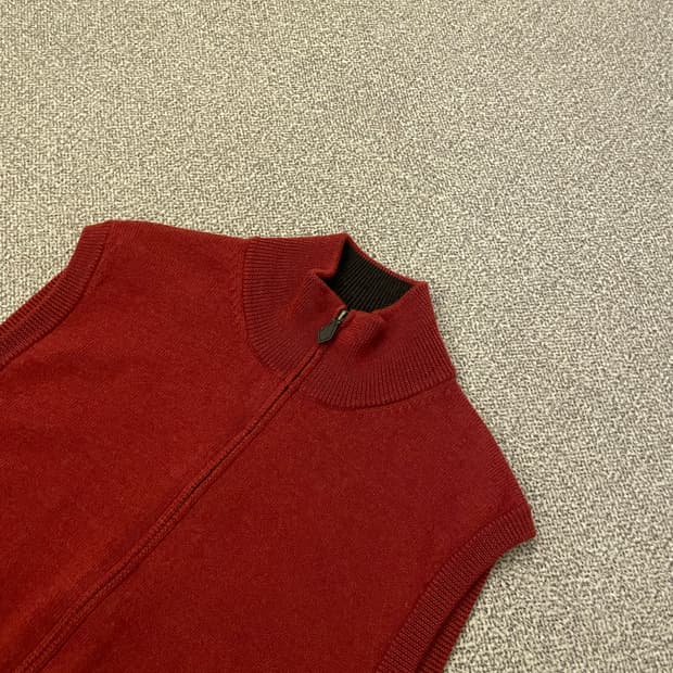 브룩스 브라더스 메리노 울 니트 베스트