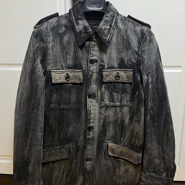 풀카운트&Epilogue chant 아티저널 코팅 데님 자켓