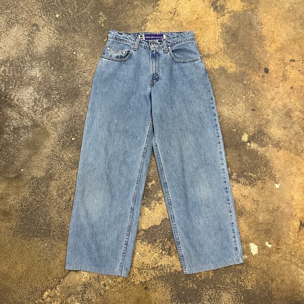 빈티지 90s 리바이스 실버탭 배기 메가와이드 팬츠