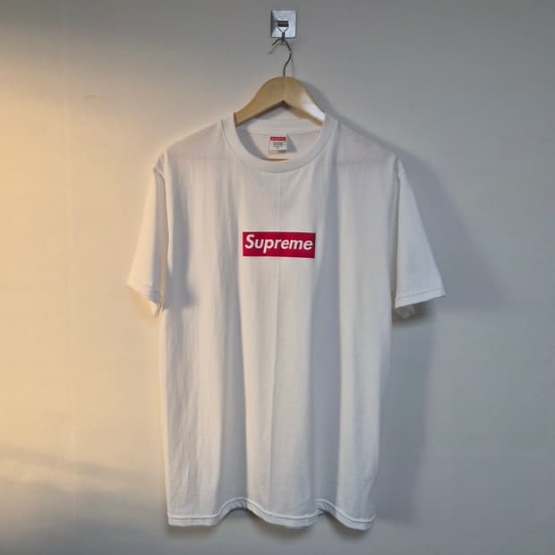 슈프림supreme 박스로고 티셔츠 M사이즈 - T61