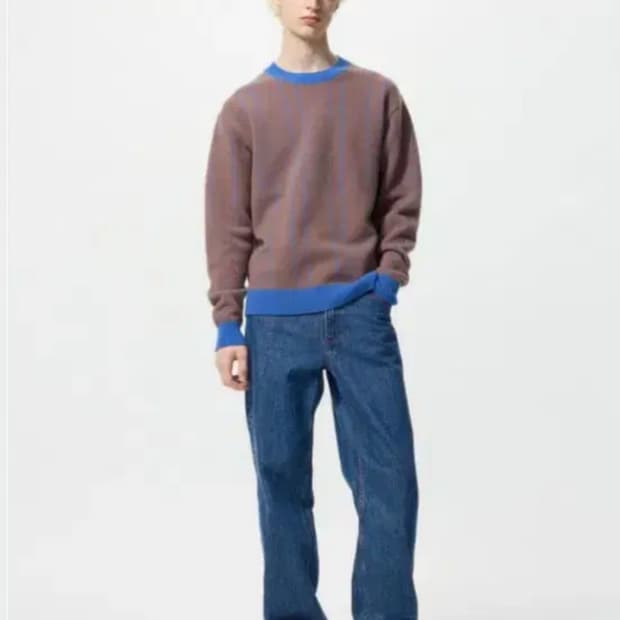 (새상품) 유니클로 JW앤더슨 스트레이트진 32