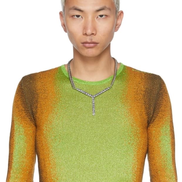 와이프로젝트 크리스탈 Y 목걸이