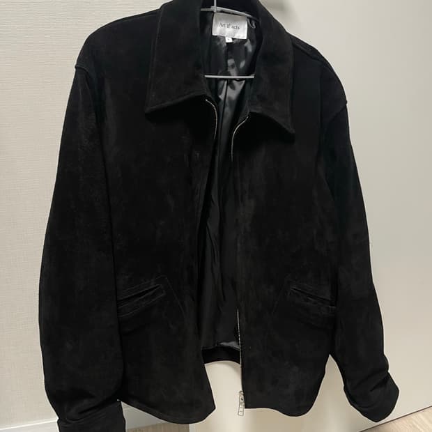 Art if act 스웨이드자켓 L 블랙