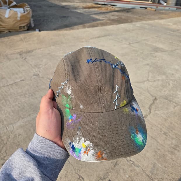 S.O/ 핸드페인팅, 자수 커스텀 캡