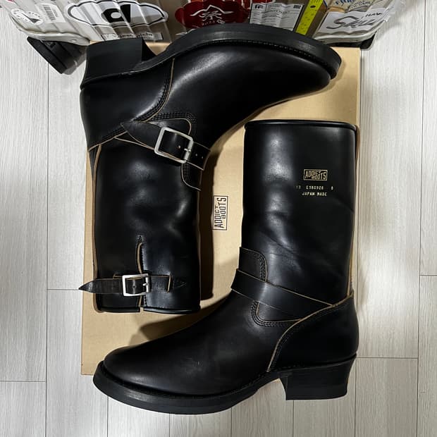 Addict Boots 홀스벗 엔지니어 부츠 블랙 8