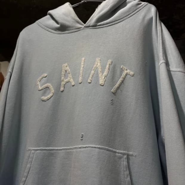 SAINT MICHAEL 세인트 미카엘 펠트 후드 XL