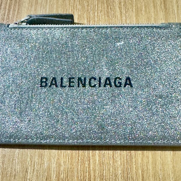 BALENCIAGA 발렌시아가 글리터 카드지갑