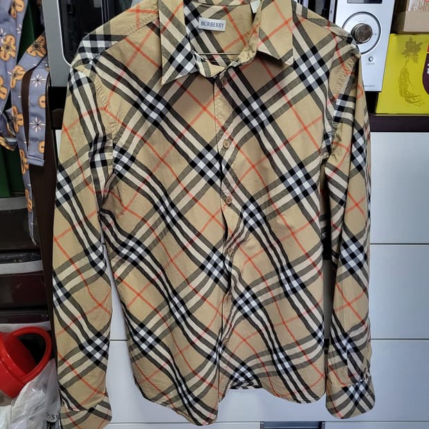 25SS 버버리 체크 코튼 셔츠