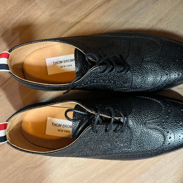 톰브라운 페블그레인 윙팁 슈즈 255mm