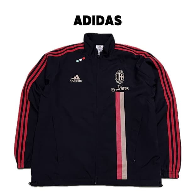 (100) 아디다스 올드스쿨 AC밀란 바람막이