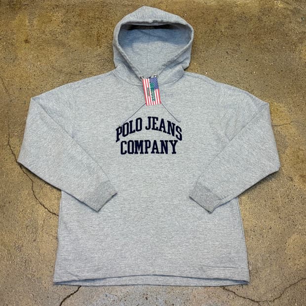 90s 미국 빈티지 폴로랄프로렌 폴로진후드티 후드집업