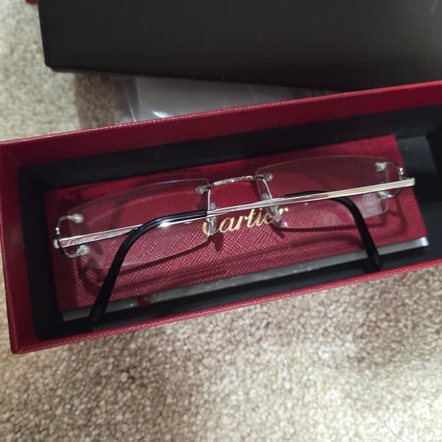 까르띠에 무테안경CT0092O silver shiny transparen