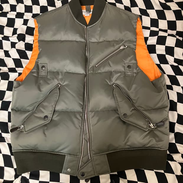 이스트로그 패딩 조끼 판매 올리브 L