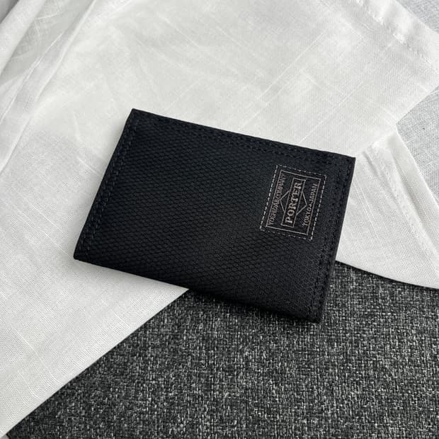 Porter 포터 그레이 로고 카드지갑
