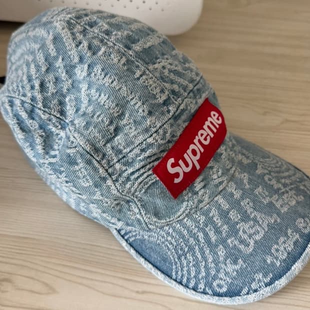 슈프림 캠프캡 데님
