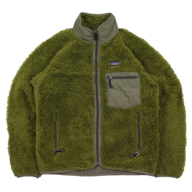 파타고니아 빈티지 딥파일 플리스 카키그린 Msize 